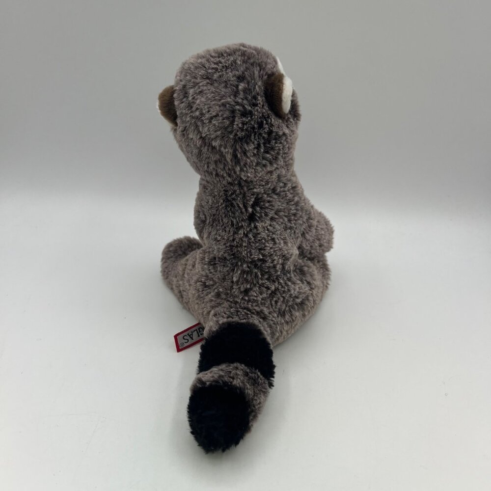 Douglas Mini Rudie Soft Raccoon Sitting 7" Plush Stuffed Animal - Picture 3 of 5